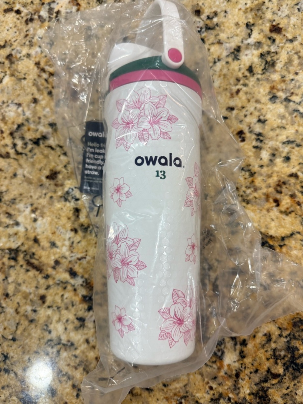 Owala FreeSip Sway 30oz Special Edition Zalea Masters Water Bottle - Picture 2 of 2